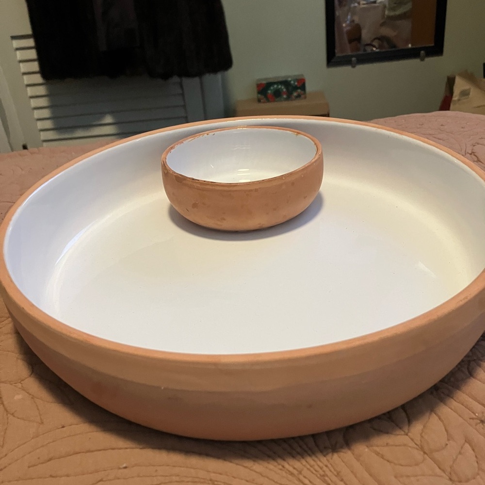 NWOT Indoor Outfitters Over and Back One Piece Dip and Bowl